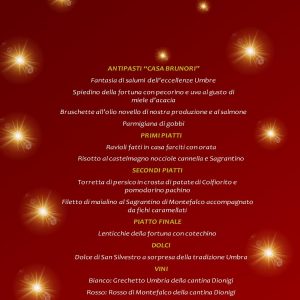 Menu Capodanno 2019